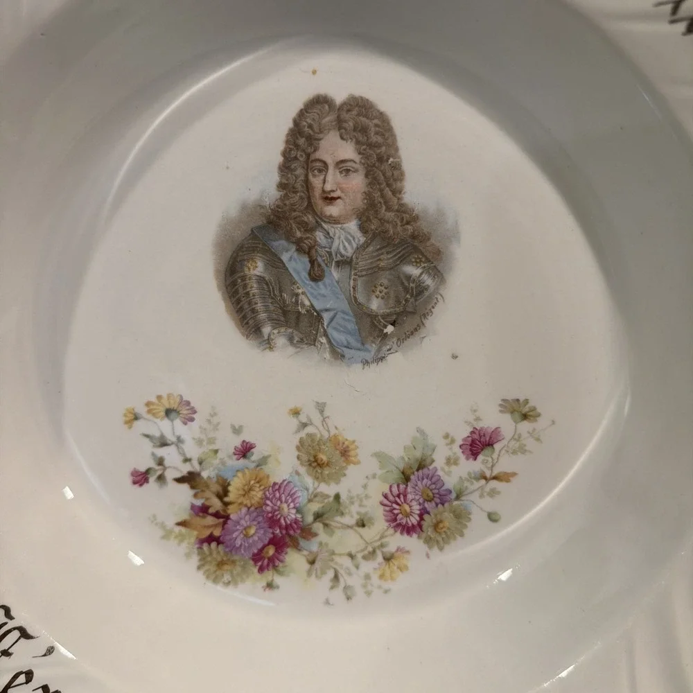 Saint Amand Hamage Nord‎ Ceramic Serving Bowl King Louis XVI Epicerie Parisienne